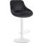 2er Set Barhocker HLO-CP268 Samt wei ~ dunkelgrau
