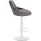 2er Set Barhocker HLO-CP268 Samt wei ~ grau