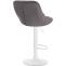 2er Set Barhocker HLO-CP268 Samt wei ~ grau