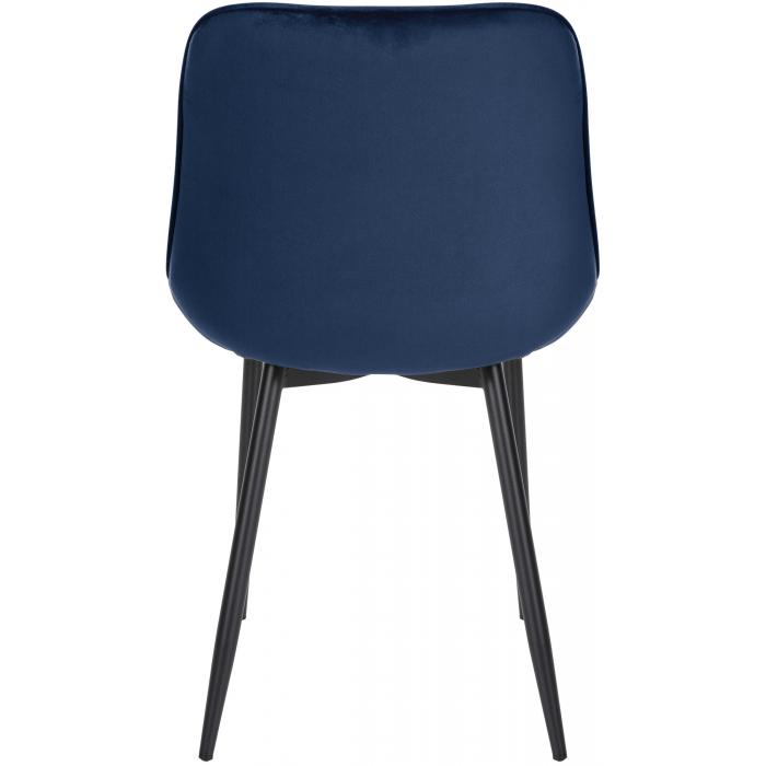 4er Set Sthle HLO-CP54 Samt ~ blau
