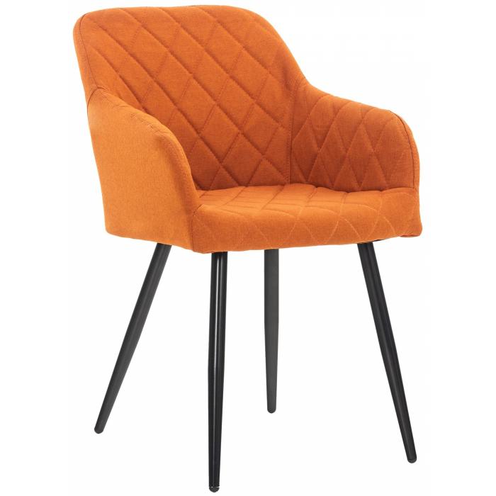 Esszimmerstuhl HLO-CP76 Stoff ~ orange
