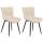 2er Set Sthle HLO-CP10 Kunstleder ~ creme