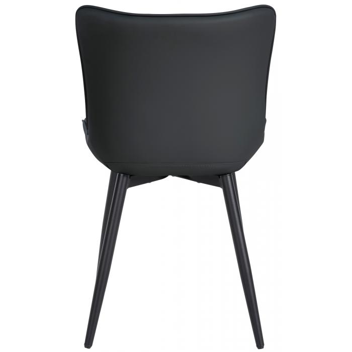 2er Set Sthle HLO-CP10 Kunstleder ~ schwarz