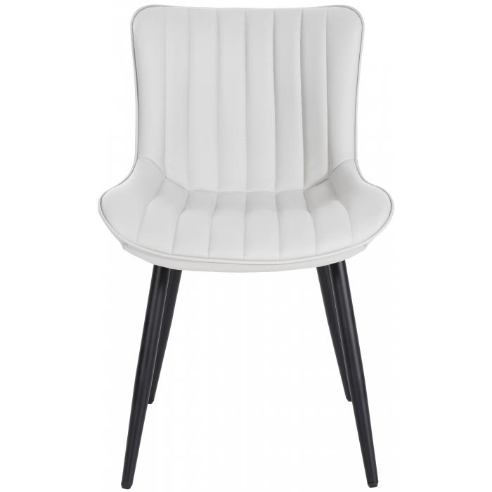 2er Set Sthle HLO-CP10 Kunstleder ~ wei