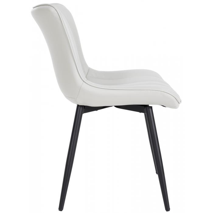 2er Set Sthle HLO-CP10 Kunstleder ~ wei