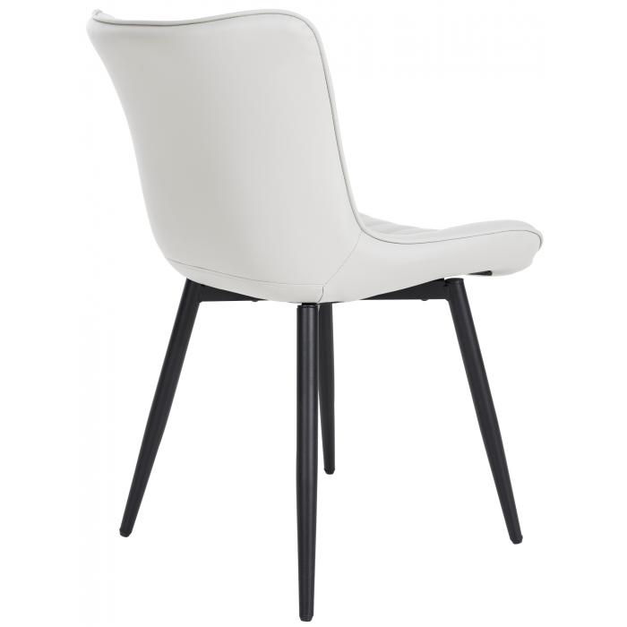 2er Set Sthle HLO-CP10 Kunstleder ~ wei