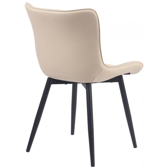 2er Set Sthle HLO-CP7 Kunstleder ~ creme