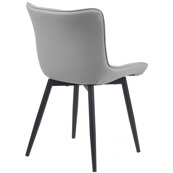 2er Set Sthle HLO-CP7 Kunstleder ~ grau