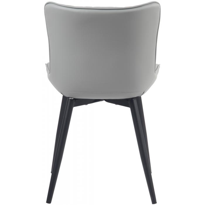 2er Set Sthle HLO-CP7 Kunstleder ~ grau