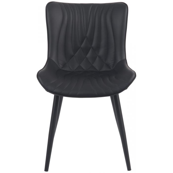 2er Set Sthle HLO-CP7 Kunstleder ~ schwarz