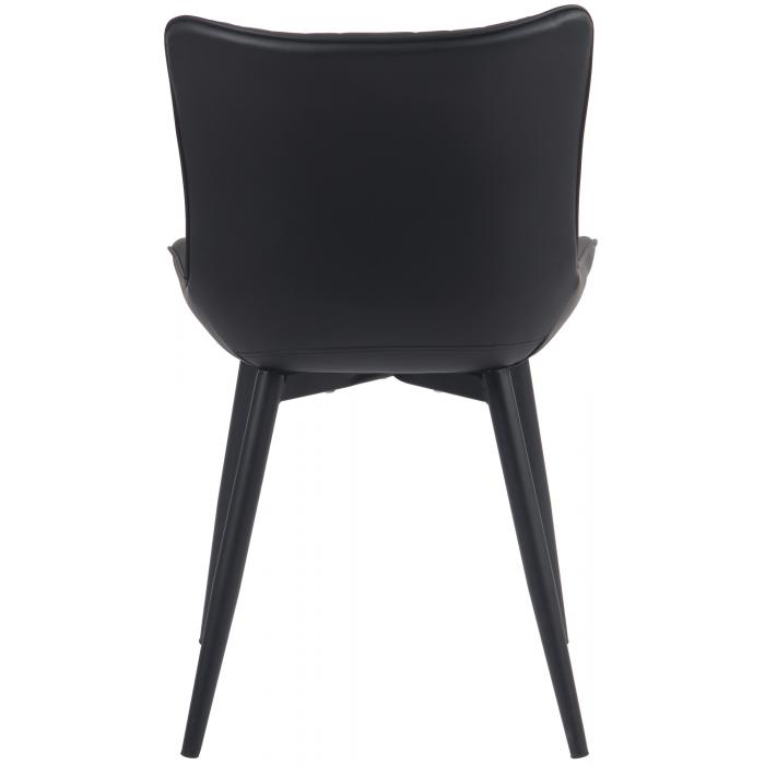2er Set Sthle HLO-CP7 Kunstleder ~ schwarz