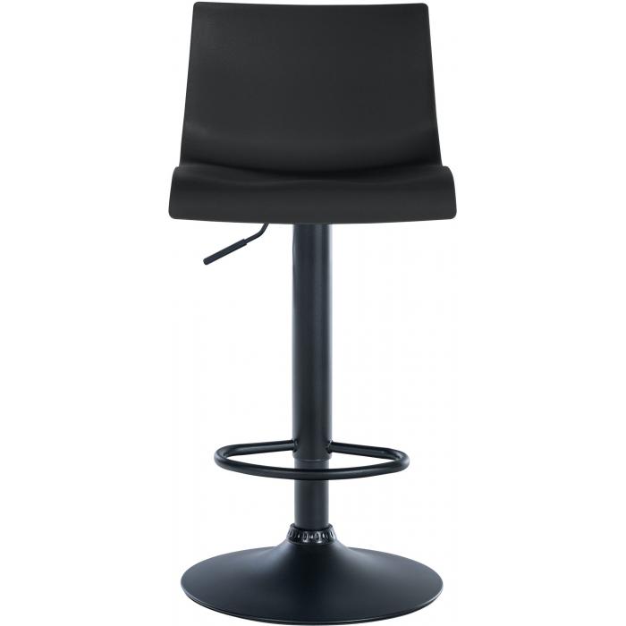 Barhocker HLO-CP239 Kunststoff ~ schwarz