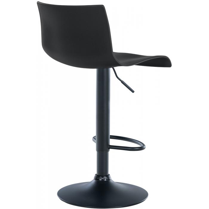 Barhocker HLO-CP239 Kunststoff ~ schwarz