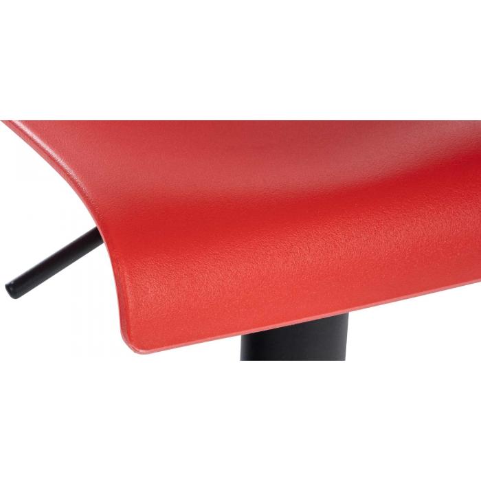 Barhocker HLO-CP239 Kunststoff ~ rot