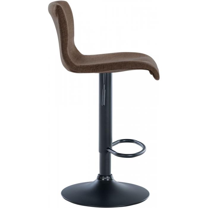 Barhocker HLO-CP240 Stoff ~ braun