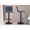 Barhocker HLO-CP240 Stoff ~ blau