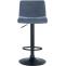 Barhocker HLO-CP240 Stoff ~ blau