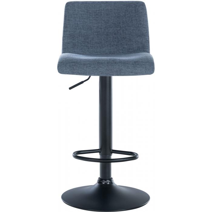 Barhocker HLO-CP240 Stoff ~ blau