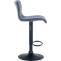Barhocker HLO-CP240 Stoff ~ blau