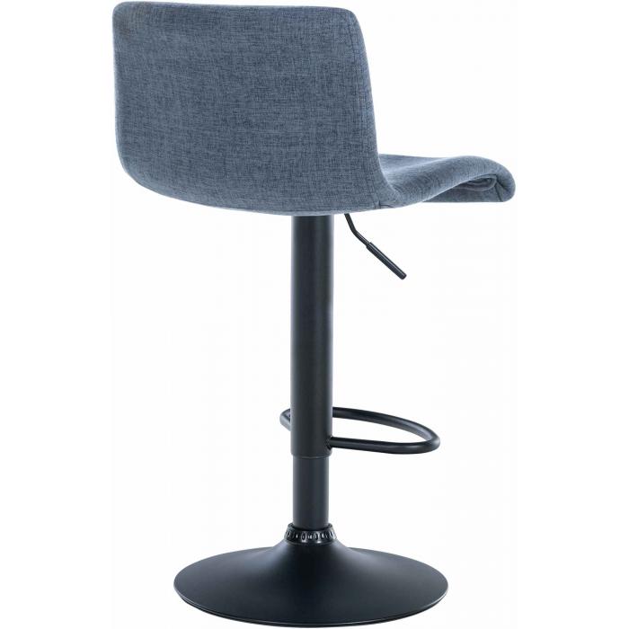 Barhocker HLO-CP240 Stoff ~ blau