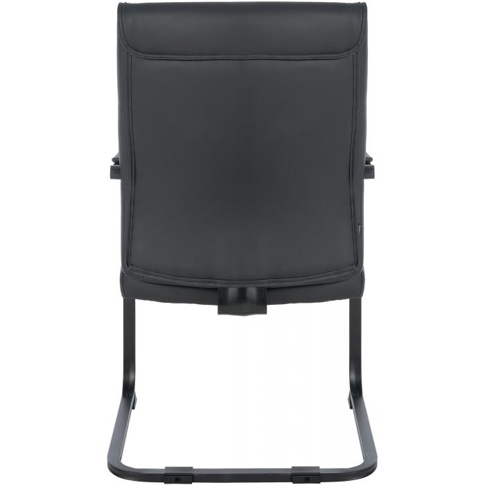 XL Besucherstuhl HLO-CP98 ~ schwarz/schwarz