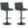 2er Set Barhocker HLO-CP231 Samt ~ grn