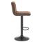2er Set Barhocker HLO-CP231 Samt ~ braun