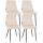 4er Set Sthle HLO-CP55 Samt ~ creme
