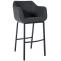 Barhocker HLO-CP327 B Filz ~ grau