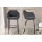 Barhocker HLO-CP327 B Filz ~ grau