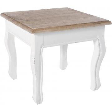 Beistelltisch HLO-CP82 ~ natura/wei