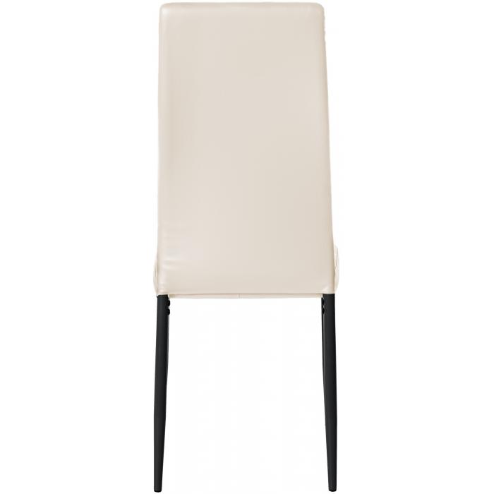 6er Set Esszimmersthle HLO-CP16 Kunstleder ~ creme