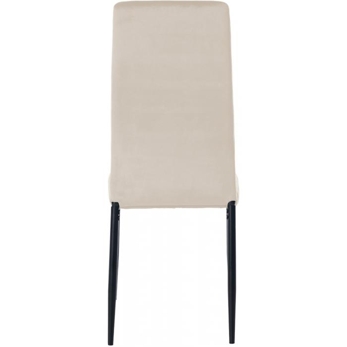 6er Set Esszimmersthle HLO-CP39 Samt ~ creme