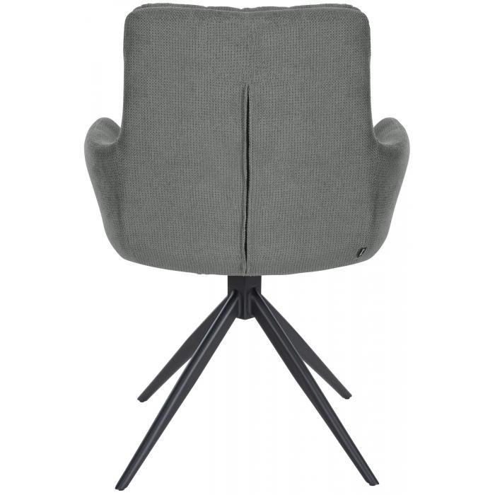 Esszimmerstuhl HLO-CP102 Stoff ~ grau