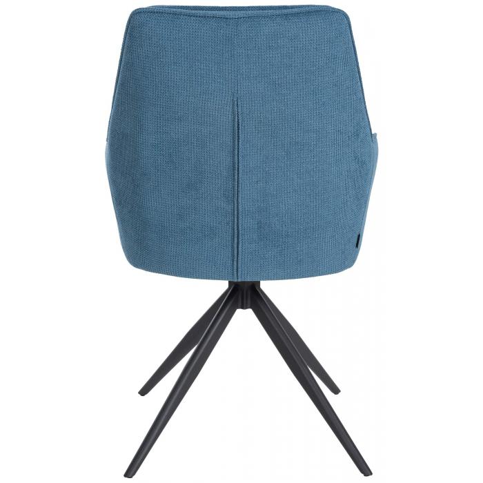 Esszimmerstuhl HLO-CP103 Stoff ~ blau