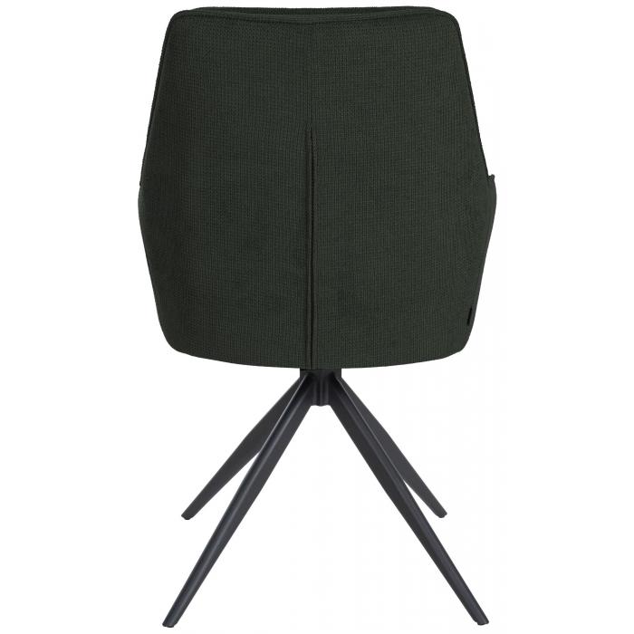 Esszimmerstuhl HLO-CP103 Stoff ~ schwarz