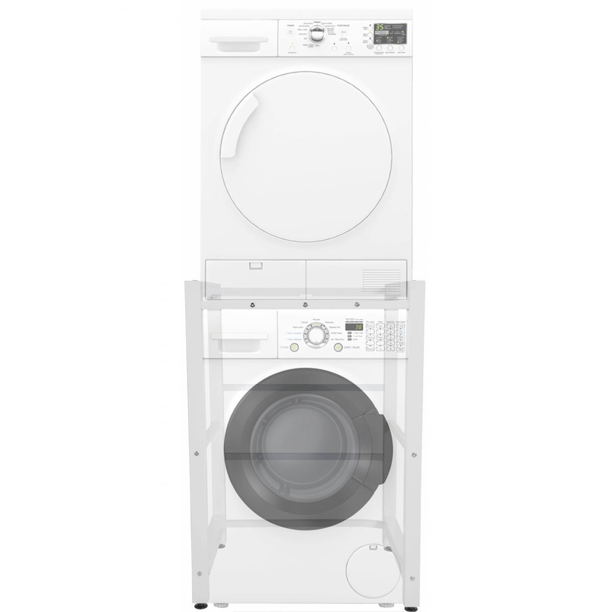 Waschmaschinenregal HLO-CP8 ~ wei