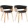 2er Set Sthle HLO-CP27 Stoff ~ natura/schwarz