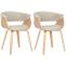 2er Set Sthle HLO-CP27 Stoff ~ natura/creme