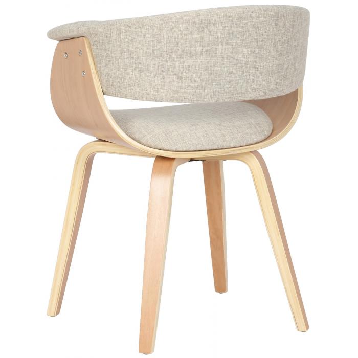 2er Set Sthle HLO-CP27 Stoff ~ natura/creme