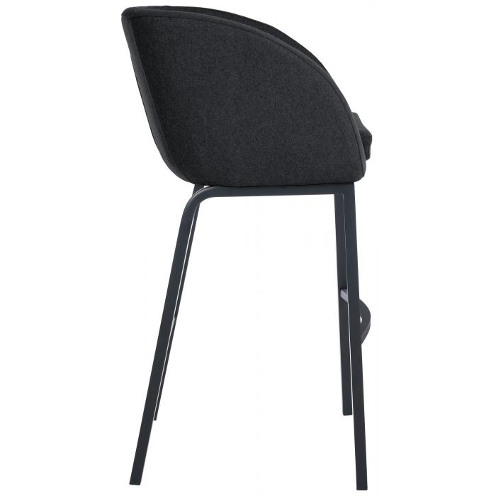 Barhocker HLO-CP333 B Filz ~ anthrazit