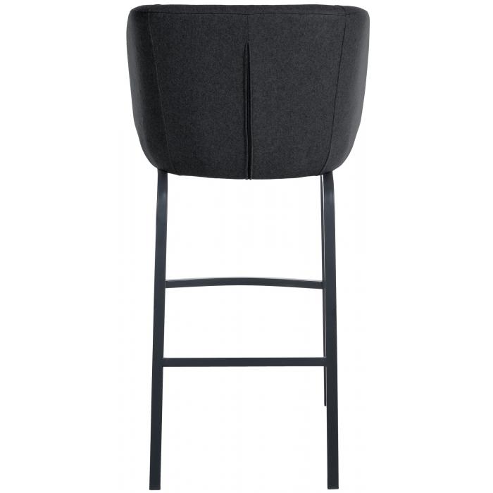 Barhocker HLO-CP333 B Filz ~ anthrazit