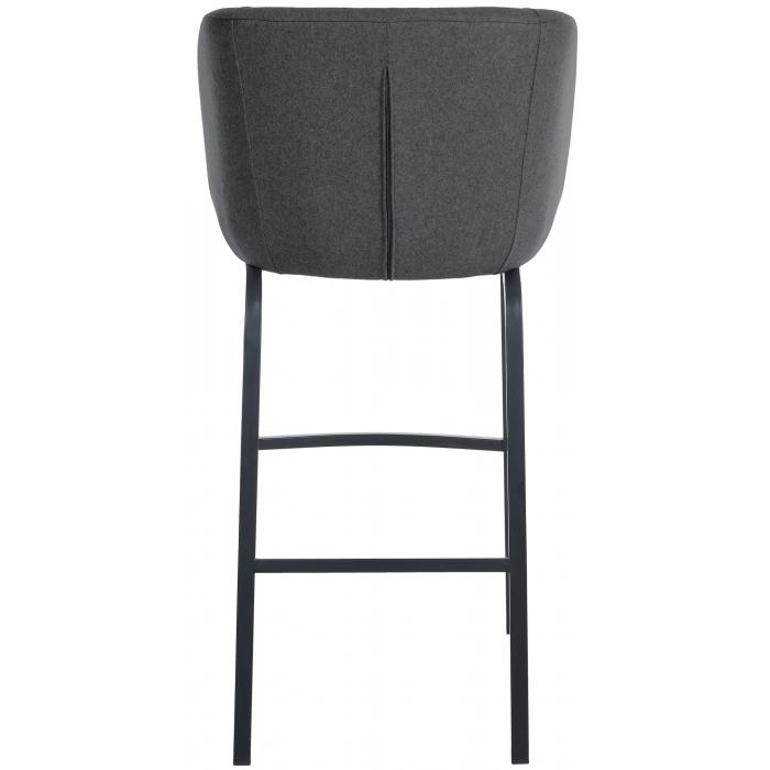 Barhocker HLO-CP333 B Filz ~ grau
