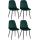 4er Set Sthle HLO-CP48 Samt ~ grn