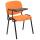 Stuhl HLO-CP111 mit Klapptisch Stoff ~ orange