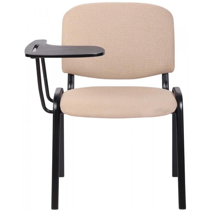 Stuhl HLO-CP111 mit Klapptisch Stoff ~ creme