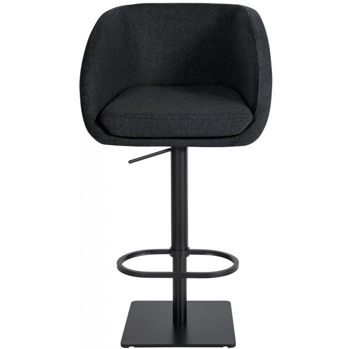 Barhocker HLO-CP319 B Filz ~ anthrazit