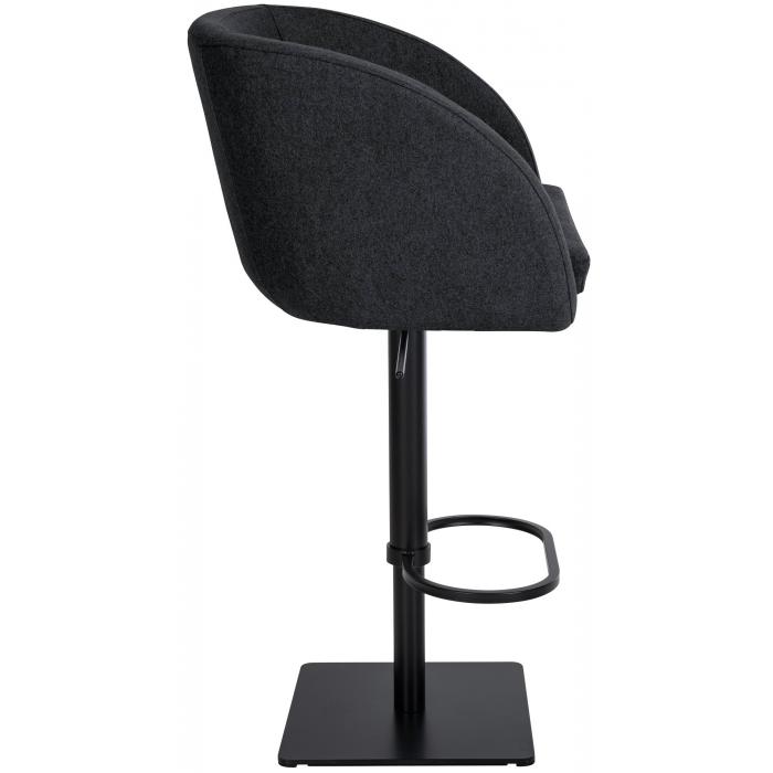Barhocker HLO-CP319 B Filz ~ anthrazit