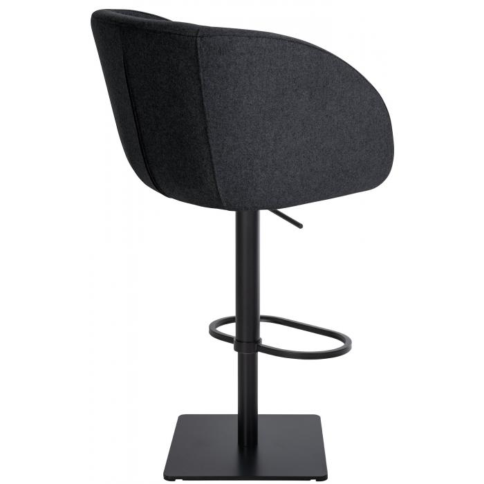 Barhocker HLO-CP319 B Filz ~ anthrazit
