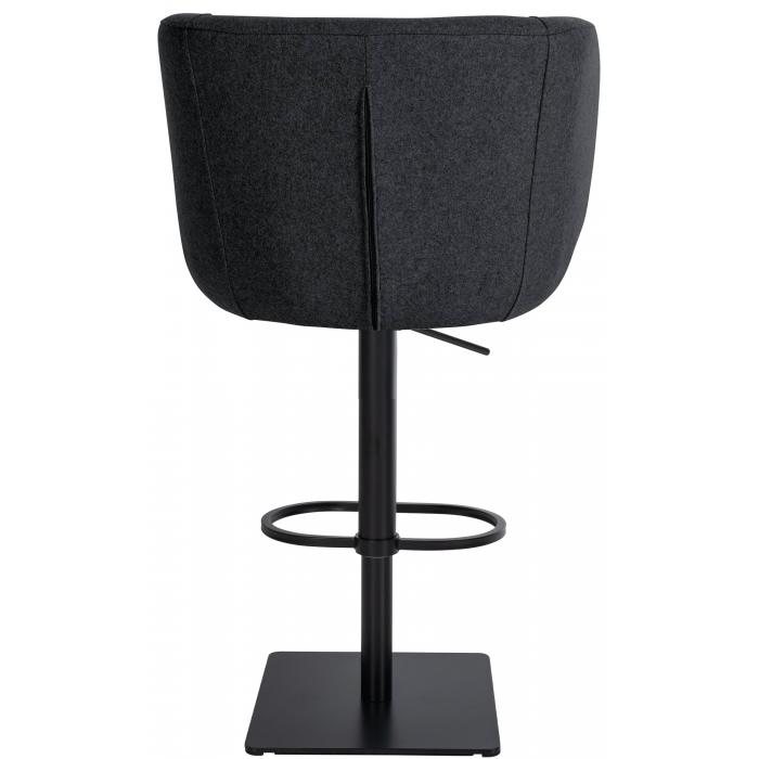 Barhocker HLO-CP319 B Filz ~ anthrazit